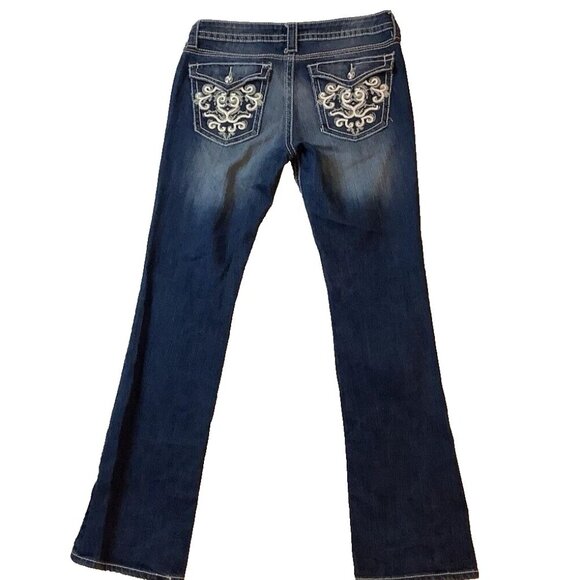 Ana Premium Bootcut Blue Denim Jeans Womens Size 30/10 Blue - Picture 4 of 11